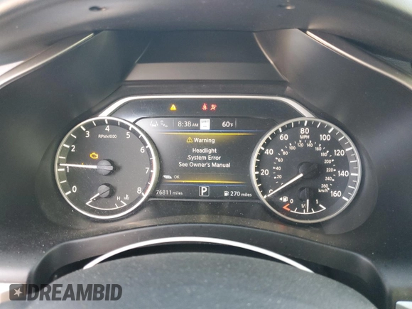 2020 Nissan Murano Platinum z VIN 5N1AZ2DJ7LN123029, wystawiony jako Copart lot #46598485 z przebiegiem 76 811 mil mil oraz Szkoda całkowita • Salvage title. Historia ofert i sprzedaży dostępna na DreamBid. Obrazek 9.