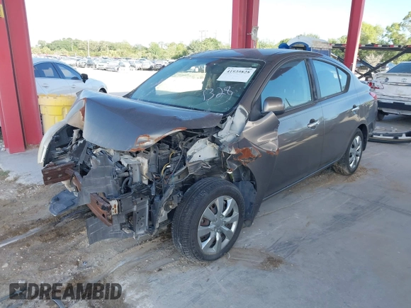 2013 Nissan Versa S Plus with VIN 3N1CN7AP5DL885858, listed as a IAAI auction lot 41939828 with 128,382 mi miles and . Bid and sale history available at DreamBid. Image 2.