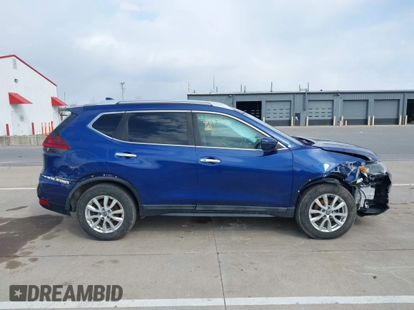 2018 Nissan Rogue SV with VIN 5N1AT2MV5JC711525, listed as a IAAI auction lot 41887956 with 153,893 mi miles. Bid and sale history available at carsss.com. Image 14.