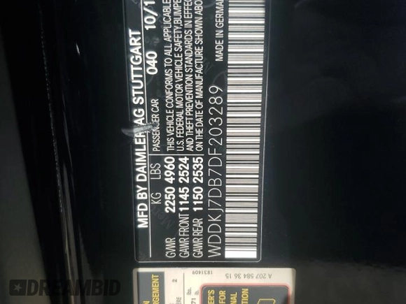 2013 Mercedes-Benz E 550 z VIN WDDKJ7DB7DF203289, wystawiony jako Copart lot #86887974 z przebiegiem 130 987 mil mil oraz Szkoda całkowita • Salvage title. Historia ofert i sprzedaży dostępna na DreamBid. Obrazek 12.
