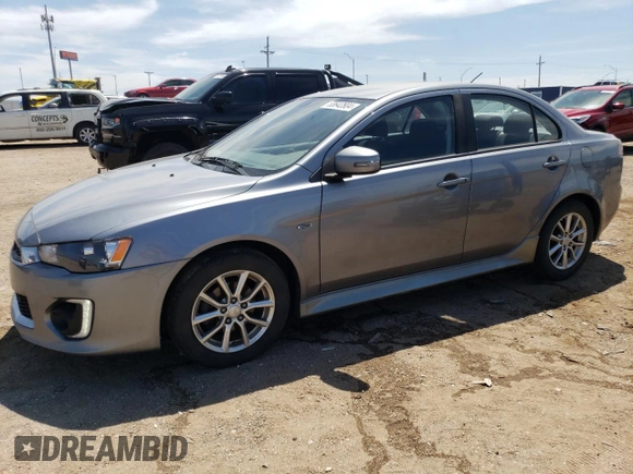 2016 Mitsubishi Lancer ES with VIN JA32U2FUXGU010989, listed as a Copart auction lot 53642804 with 63,133 mi miles and Salvage Title. Bid and sale history available at DreamBid. Image 1.