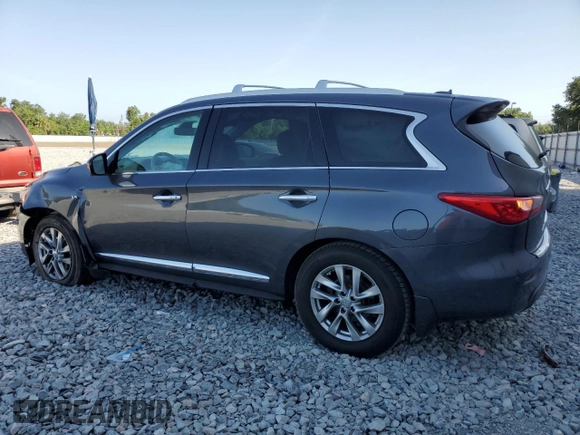 2014 Infiniti QX60 with VIN 5N1AL0MN0EC555484, listed as a Copart auction lot 54591715 with 65,633 mi miles and Non Repairable. Bid and sale history available at DreamBid. Image 2.