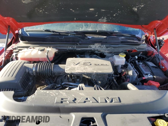 2024 Ram 1500 Big Horn with VIN 1C6RRFFG6RN131025, listed as a Copart auction lot 41797095 with 4,244 mi miles and Clean title. Bid and sale history available at DreamBid. Image 11.