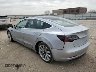 2018 Tesla Model 3 Long Range Battery with VIN 5YJ3E1EB5JF087606, listed as a Copart auction lot 52298485 with 73,242 mi miles and Salvage Title. Bid and sale history available at DreamBid. Image 2.