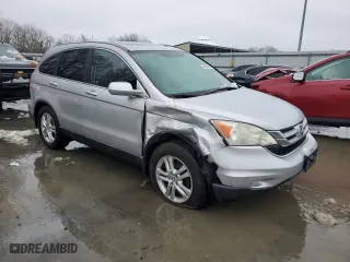 2010 Honda CR-V EX-L with VIN 5J6RE4H73AL088523, listed as a Copart auction lot 44863495 with 236,833 mi miles and Salvage Title. Bid and sale history available at carsss.com. Image 4.