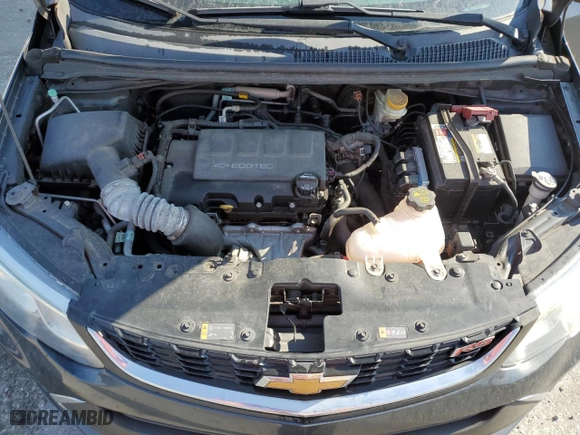 2017 Chevrolet Sonic LT with VIN 1G1JD5SB5H4104243, listed as a Copart auction lot 73046754 with 93,089 mi miles and Salvage Title. Bid and sale history available at carsss.com. Image 12.