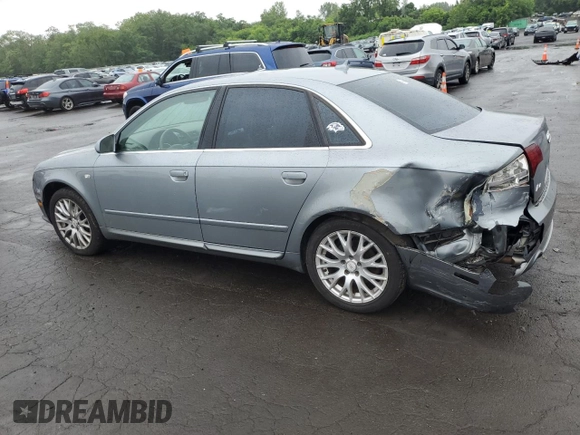 2008 Audi A4 2.0T with VIN WAUDF78E68A155387, listed as a Copart auction lot 61042775 with 155,567 mi miles and Salvage title. Bid and sale history available at DreamBid. Image 2.