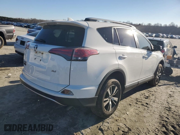 2017 Toyota RAV4 XLE with VIN JTMWFREVXHJ146865, listed as a Copart auction lot 44948775 with 42,454 mi miles and Salvage Title. Bid and sale history available at DreamBid. Image 3.
