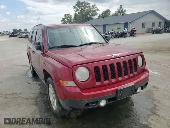 2014 Jeep Patriot Latitude with VIN 1C4NJRFB8ED845677, listed as a Copart auction lot 66019864 with 188,587 mi miles and Salvage Title. Bid and sale history available at carsss.com. Image 12.