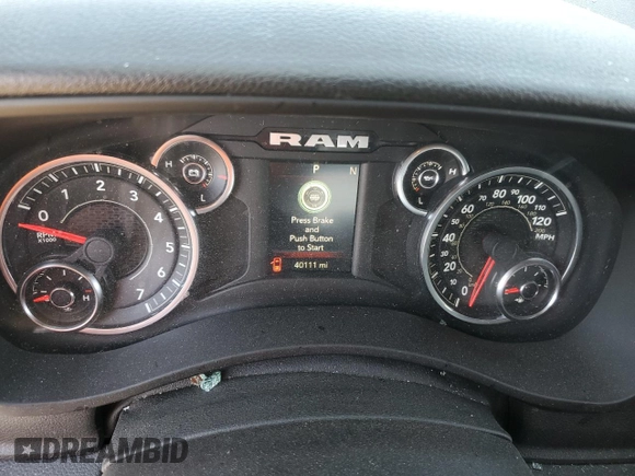 2022 Ram 2500 Tradesman with VIN 3C6UR5CJ2NG366660, listed as a Copart auction lot 46941914 with 40,111 mi miles and Salvage Title. Bid and sale history available at carsss.com. Image 9.