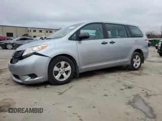 2012 Toyota Sienna with VIN 5TDKA3DC2CS010056, listed as a Copart auction lot 44639505 with 146,195 mi miles and Salvage Title. Bid and sale history available at DreamBid. Image 1.