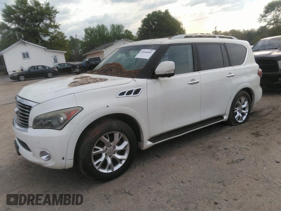 2012 Infiniti QX56 7-passenger z VIN JN8AZ2NE1C9018733, wystawiony jako IAAI lot #42046801 z przebiegiem 186 509 mil mil oraz . Historia ofert i sprzedaży dostępna na DreamBid. Obrazek 2.