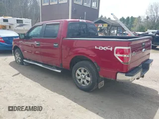 2013 Ford F-150 XL with VIN 1FTFW1ET7DFD87683, listed as a IAAI auction lot 42157395 with 185,649 mi miles. Bid and sale history available at carsss.com. Image 3.
