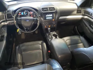 2016 Ford Explorer XLT with VIN 1FM5K7DH1GGC02934, listed as a Copart auction lot 50615055 with 160,821 mi miles and Salvage Title. Bid and sale history available at DreamBid. Image 8.