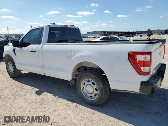 2023 Ford F-150 XL with VIN 1FTMF1CB2PKF50639, listed as a Copart auction lot 56334885 with 42,790 mi miles and Salvage title. Bid and sale history available at DreamBid. Image 2.