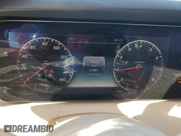 2019 Mercedes-Benz S-Class S 560 with VIN WDDXK8DB0KA040259, listed as a Copart auction lot 88785385 with 51,089 mi miles and Non Repairable. Bid and sale history available at carsss.com. Image 9.