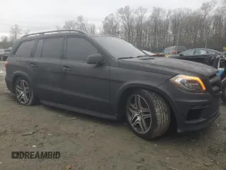 2016 Mercedes-Benz GL with VIN 4JGDF7EE1GA684408, listed as a Copart auction lot 84930854 with 39,004 mi miles and Salvage Title. Bid and sale history available at carsss.com. Image 4.