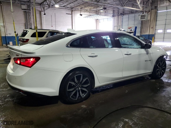 2024 Chevrolet Malibu RS with VIN 1G1ZG5ST9RF147086, listed as a Copart auction lot 44955775 with 2,374 mi miles and Salvage Title. Bid and sale history available at carsss.com. Image 3.