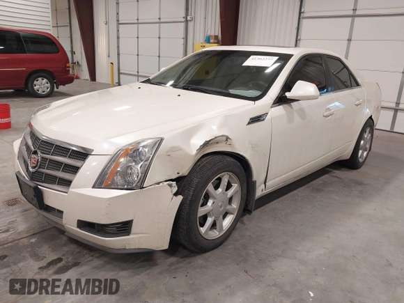 2008 Cadillac CTS AWD w/1SB with VIN 1G6DS57V880139916, listed as a IAAI auction lot 41302359 with 118,078 mi miles. Bid and sale history available at carsss.com. Image 2.