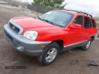 2004 Hyundai Santa Fe GLS with VIN KM8SC13D34U826307, listed as a IAAI auction lot 42151693 with 143,153 mi miles and . Bid and sale history available at DreamBid. Image 2.