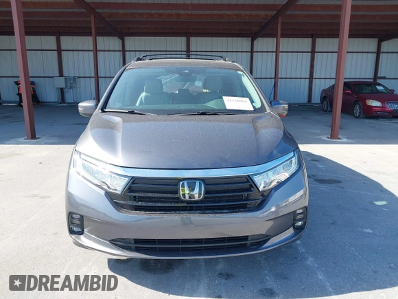 2024 Honda Odyssey EX-L with VIN 5FNRL6H65RB069145, listed as a IAAI auction lot 42120381 with 15,207 mi miles and . Bid and sale history available at DreamBid. Image 12.