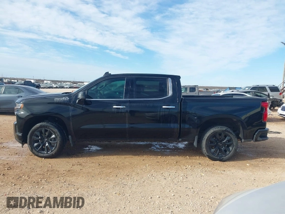 2020 Chevrolet Silverado 1500 High Country with VIN 3GCUYHEL2LG432410, listed as a IAAI auction lot 40676197 with 60,657 mi miles. Bid and sale history available at carsss.com. Image 14.
