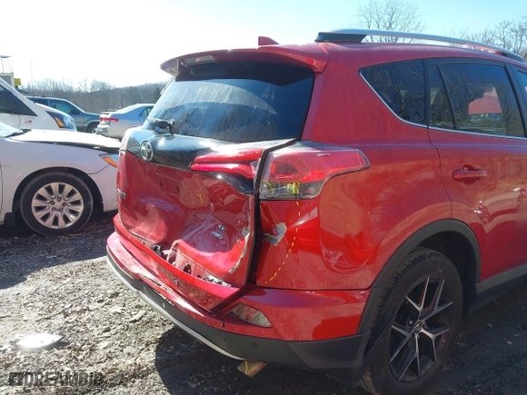 2016 Toyota RAV4 SE with VIN 2T3JFREV2GW460178, listed as a IAAI auction lot 41754474 with 126,797 mi miles. Bid and sale history available at carsss.com. Image 6.