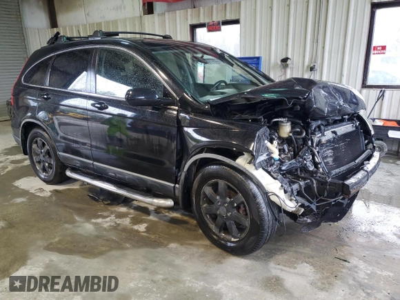 2007 Honda CR-V EX-L with VIN JHLRE48787C037889, listed as a Copart auction lot 52907535 with 133,806 mi miles and Salvage Title. Bid and sale history available at carsss.com. Image 4.