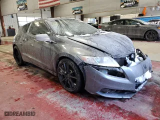 2013 Honda CR-Z EX with VIN JHMZF1C67DS003692, listed as a Copart auction lot 45283215 with 0 mi miles and Salvage Title. Bid and sale history available at carsss.com. Image 4.