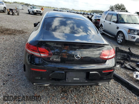 2023 Mercedes-Benz C 300 with VIN W1KWJ8DB2PG131066, listed as a Copart auction lot 78789684 with 9,617 mi miles and Salvage Title. Bid and sale history available at DreamBid. Image 6.