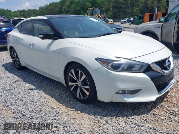 2017 Nissan Maxima SV with VIN 1N4AA6AP3HC407861, listed as a IAAI auction lot 42160067 with 112,397 mi miles and . Bid and sale history available at DreamBid. Image 1.