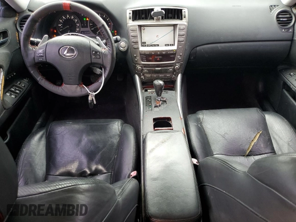 2007 Lexus IS 350 with VIN JTHBE262275015464, listed as a Copart auction lot 55032655 with 157,648 mi miles and Salvage Title. Bid and sale history available at DreamBid. Image 8.