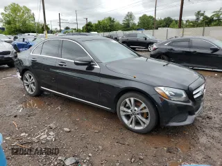 2018 Mercedes-Benz C 300 with VIN 55SWF4KB0JU280437, listed as a Copart auction lot 58002345 with 54,000 mi miles and Salvage title. Bid and sale history available at DreamBid. Image 4.