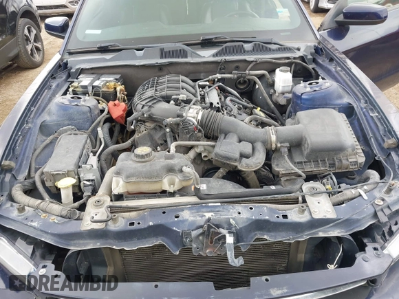 2011 Ford Mustang V6 with VIN 1ZVBP8AM9B5153645, listed as a IAAI auction lot 42109795 with 124,055 mi miles and . Bid and sale history available at carsss.com. Image 10.