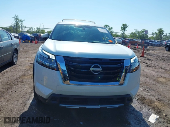 2023 Nissan Pathfinder SL with VIN 5N1DR3CCXPC273840, listed as a IAAI auction lot 42337002 with 34,963 mi miles and . Bid and sale history available at DreamBid. Image 6.