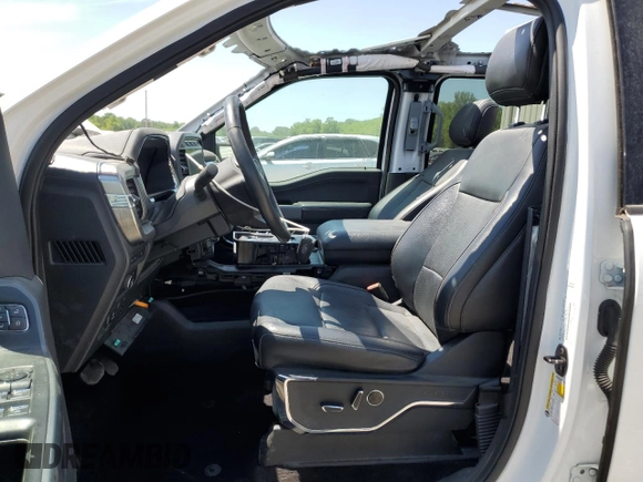2021 Ford F-150 XL with VIN 1FTFW1E53MFB34474, listed as a Copart auction lot 51766635 with 65,671 mi miles and Salvage Title. Bid and sale history available at carsss.com. Image 7.