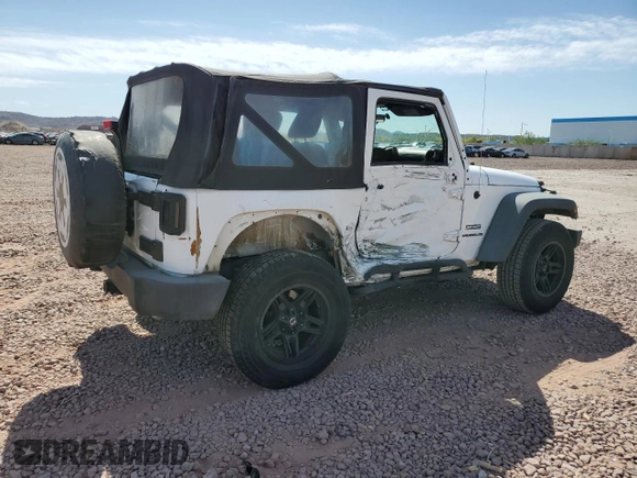 2012 Jeep Wrangler Sport с VIN 1C4AJWAG0CL219303, выставлен на аукционе Copart как лот 55102115 с пробегом 104 003 миль миль и Списание • Salvage title. История ставок и продаж доступна на DreamBid. Изображение 3.