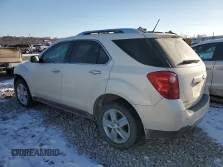 2014 Chevrolet Equinox LTZ with VIN 1GNALDEK8EZ103285, listed as a Copart auction lot 46052215 with 137,570 mi miles and Salvage Title. Bid and sale history available at carsss.com. Image 2.