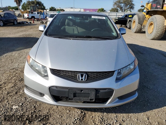 2012 Honda Civic Cpe EX with VIN 2HGFG3B86CH506914, listed as a Copart auction lot 73133784 with 134,950 mi miles and Salvage Title. Bid and sale history available at carsss.com. Image 5.