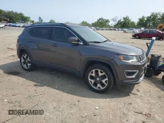 2017 Jeep Compass Limited с VIN 3C4NJDCB1HT688595, выставлен на аукционе Copart как лот 58960745 с пробегом 84 565 миль миль и Списание • Salvage title. История ставок и продаж доступна на DreamBid. Изображение 4.