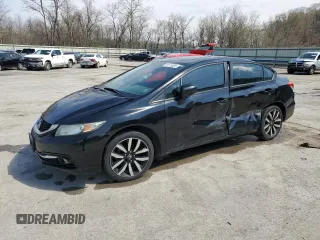 2014 Honda Civic Sedan EX-L with VIN 19XFB2F95EE017090, listed as a Copart auction lot 89115925 with 172,185 mi miles and Salvage Title. Bid and sale history available at carsss.com. Image 1.