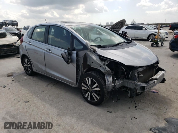 2017 Honda Fit EX-L with VIN JHMGK5H91HS022760, listed as a Copart auction lot 60451105 with Not provided miles and Clean title. Bid and sale history available at DreamBid. Image 4.