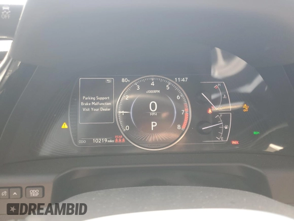 2024 Lexus ES 350 Luxury z VIN 58AEZ1B19RU179379, wystawiony jako Copart lot #47255955 z przebiegiem 10 219 mil mil oraz Szkoda całkowita • Salvage title. Historia ofert i sprzedaży dostępna na DreamBid. Obrazek 9.