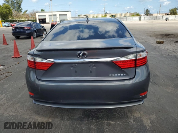 2013 Lexus ES 300h Hybrid with VIN JTHBW1GG1D2013994, listed as a Copart auction lot 53707125 with 132,013 mi miles and Salvage Title. Bid and sale history available at carsss.com. Image 6.