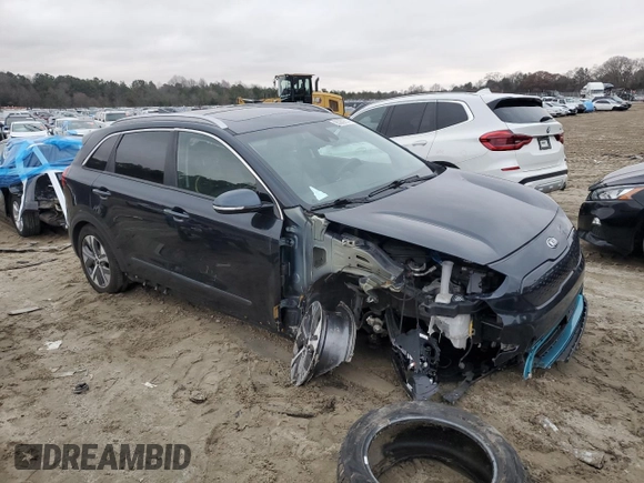 2020 Kia Niro EX Premium with VIN KNDCE3LG5L5071680, listed as a Copart auction lot 54533755 with 60,386 mi miles and Salvage Title. Bid and sale history available at DreamBid. Image 4.