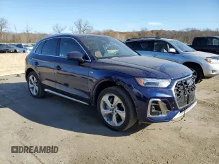 2024 Audi Q5 S line Prestige with VIN WA1FAAFY5R2024106, listed as a Copart auction lot 79076564 with 23,196 mi miles and Salvage title. Bid and sale history available at DreamBid. Image 4.