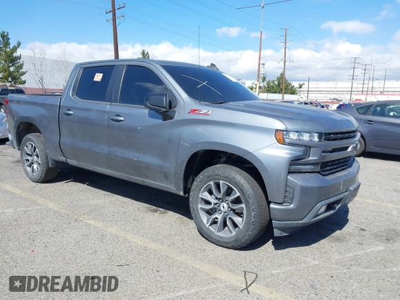 2021 Chevrolet Silverado 1500 RST with VIN 3GCUYEET6MG299151, listed as a IAAI auction lot 41693396 with 71,296 mi miles. Bid and sale history available at carsss.com. Image 1.