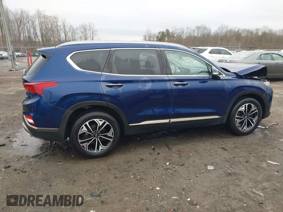 2020 Hyundai Santa Fe Limited with VIN 5NMS5CAA6LH276416, listed as a IAAI auction lot 41507669 with 54,887 mi miles. Bid and sale history available at carsss.com. Image 14.