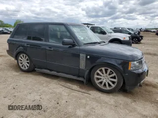 2011 Land Rover Range Rover SC with VIN SALMF1E4XBA357855, listed as a Copart auction lot 57708415 with 133,425 mi miles and Salvage title. Bid and sale history available at DreamBid. Image 4.