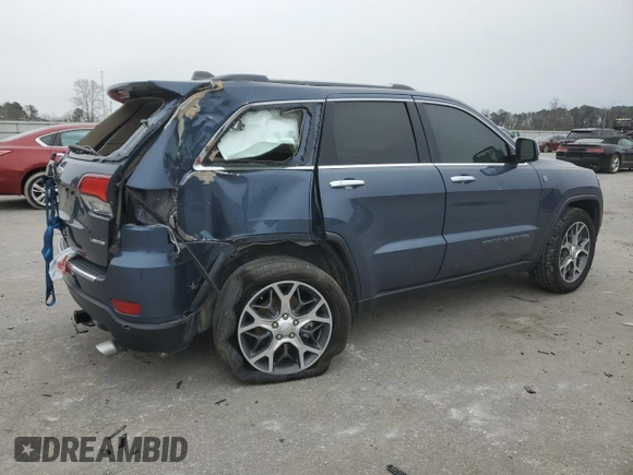2020 Jeep Grand Cherokee Limited с VIN 1C4RJFBG6LC231666, выставлен на аукционе Copart как лот 41606205 с пробегом 68 850 миль миль и Списание • Salvage title. История ставок и продаж доступна на DreamBid. Изображение 3.